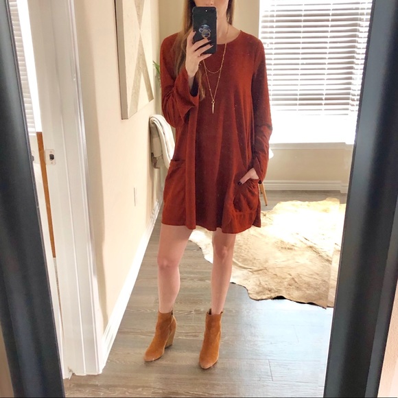 Love Riche Dresses & Skirts - Faux Suede Dress